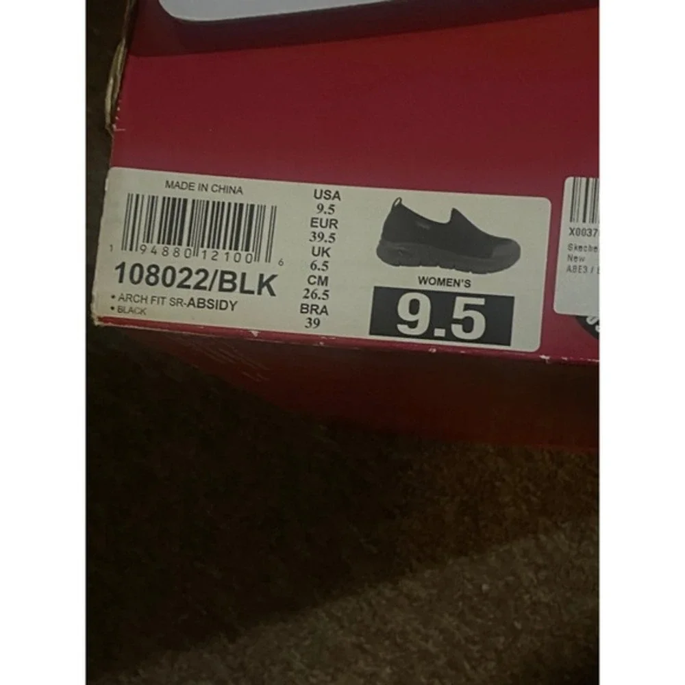 Women's‎ Work Shoes by Skechers Arch Fit Absidy Black 9.5 New With Tags
